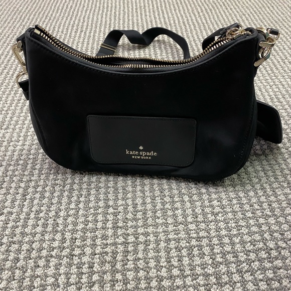 kate spade Handbags - kate spade Black Crossbody with Gold Hardware